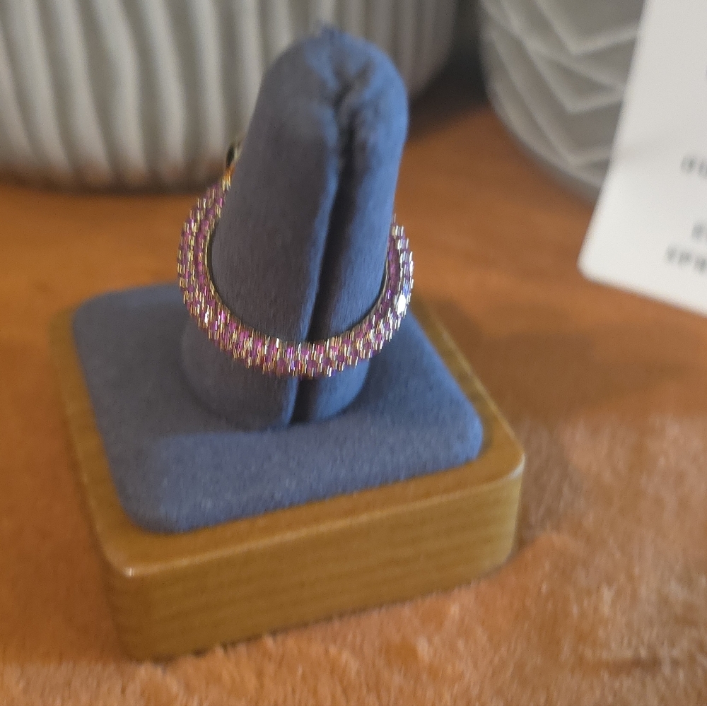 Kurt Geiger Heart Ring with Colorful Stones - Picture 4 of 13